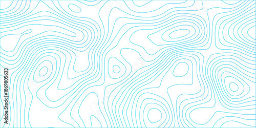 Abstract colorful contour wave lines topographic background, lines map seamless pattern, modern wallpaper texture and realistic design used for banner and posters, mountain relief geographic pattern.