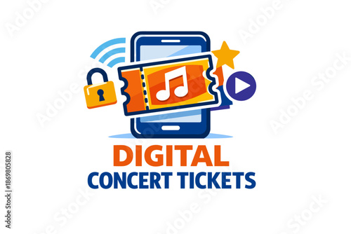 Digital concert tickets: secure online access with mobile integration