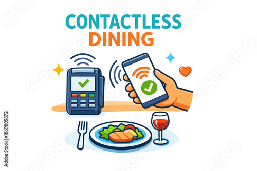 Contactless dining: smartphone payment with nfc technology in restaurants