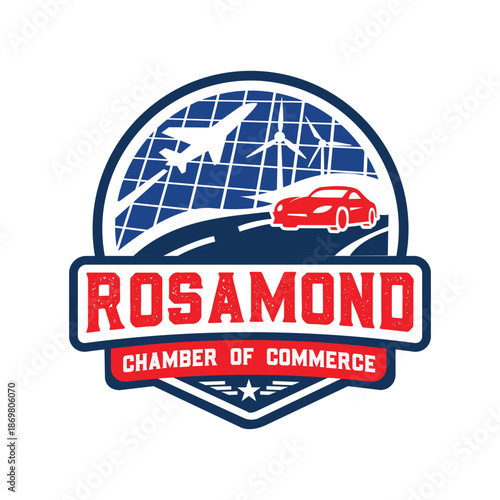 Rosamond Chamber of Commerce Automotive Community Logo