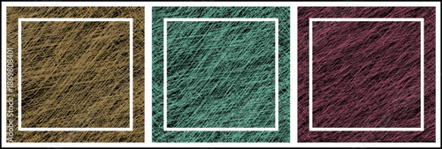 Antique Vintage Frame and Border Pattern – Decorative Green Art Design Vector Illustration with Paper Texture, Blank Card Sign Template, Old Book Style, Grunge Board Background, Classic Carpet Symbol,