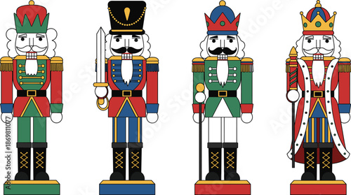 Toxic radioactive waste barrels set with yellow black and green containers featuring radiation warning symbols isolated on white background for industrial safety.