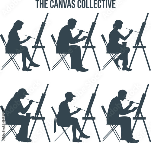 The Canvas Collective Inspiring Group of Artists Painting and Creating Art