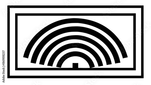 Confident businesswoman presenting in modern office