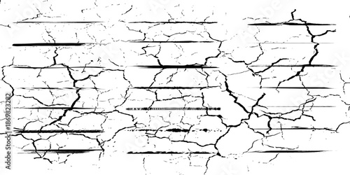 A collection of horizontal wavy lines in black and white. A set of hand-drawn line borders with markers and scribbled design elements. vector modern