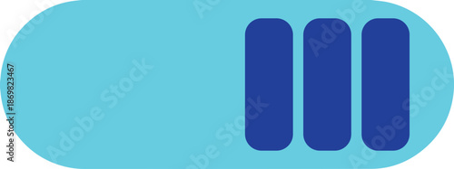 The switch to enable on the right side, long and round edge Button icon vector EPS. Toggle Switch Button Icon Vector EPS – ON Position Switch Enabled on Right Side. Modern UI Toggle Switch Vector