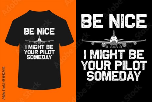 Funny Pilot Art for Men Women Kids Aviation Airplane Pilot T-Shirt
