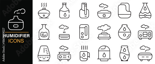 Cereal grain and farming outline icons for agriculture projects