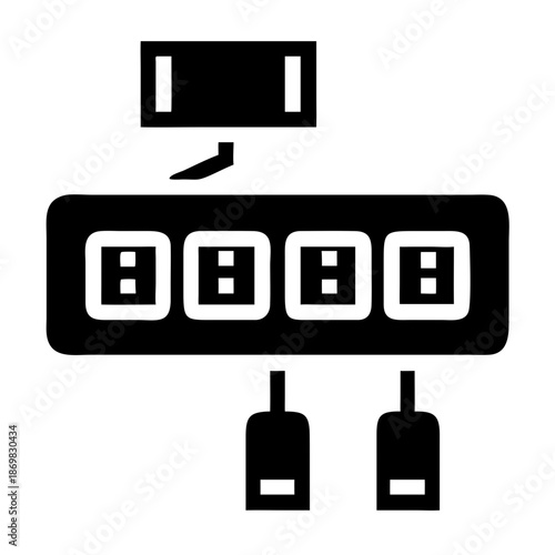 Security camera system with multiple channels for surveillance and digital video recording