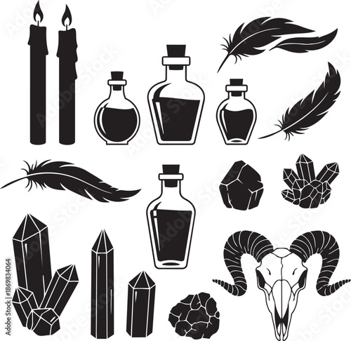 Young professional woman working on laptop in modern office with city view