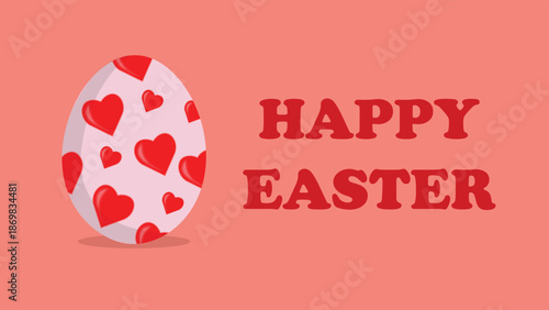 Easter card, poster, card with bunny
