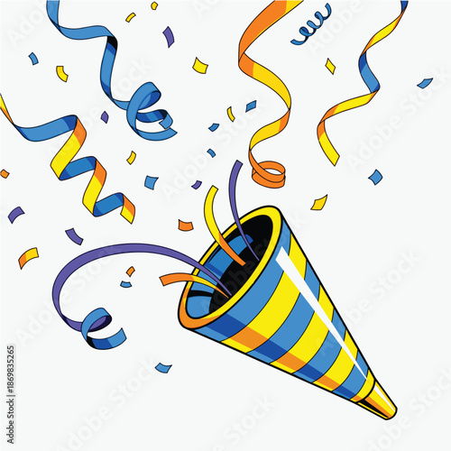 Celebration Party Horn with Confetti