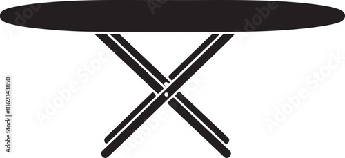 Black table with x shaped metal legs x shaped legs round table minimalist simple furniture