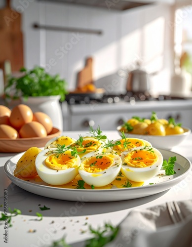 Wallpaper Mural Senfeier mit Salzkartoffeln Torontodigital.ca