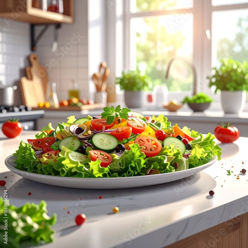 Wallpaper Mural Frischer Salat Torontodigital.ca