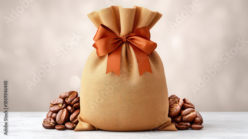 A full woven coffee sack