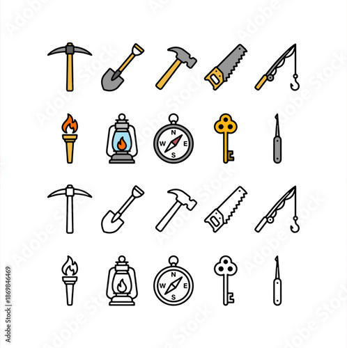game tools and utility items  icons