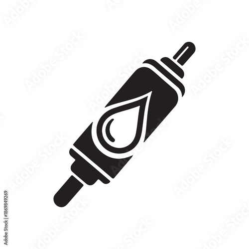 Insulin icon vector logo design template