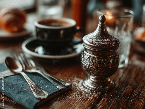 A classic sugar bowl filled...