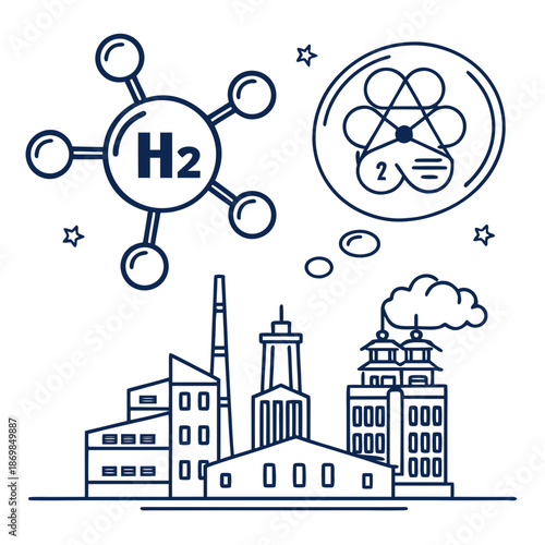 Industrial hydrogen production