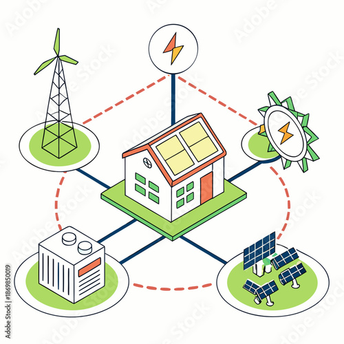 Sustainable home energy system
