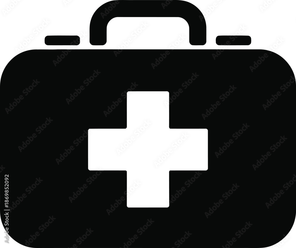 Fototapeta premium Medical First Aid Kit Icon