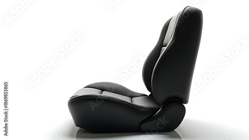 Car Seat Safety Model Isolated on White Background