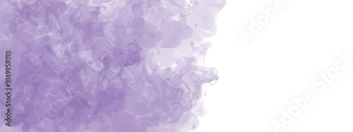 Calm Abstract Watercolor Background with Organic Paint Movement