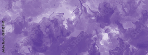 Abstract Paint Background with Calm Fluid Watercolor Motion