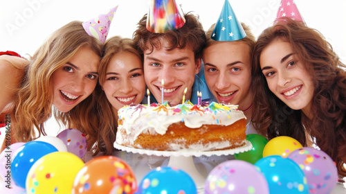 Birthday Party Friends Celebration