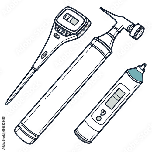 Medical tools for health professionals in a modern setting