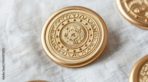 Golden Wax Seal Stamp