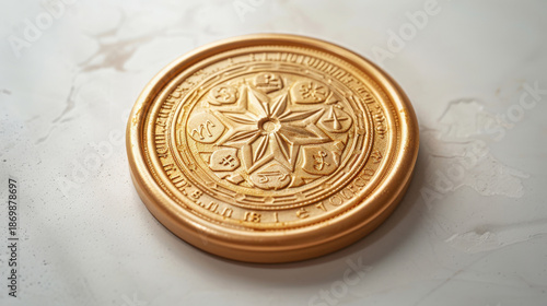 Golden Wax Seal Stamp
