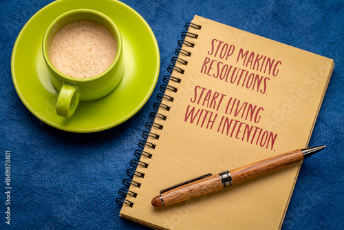 Картината върху платно Stop making resolutions