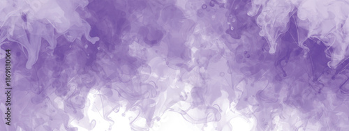 Abstract Watercolor Art Surface with Cloud Like Shapes and Organic Flow