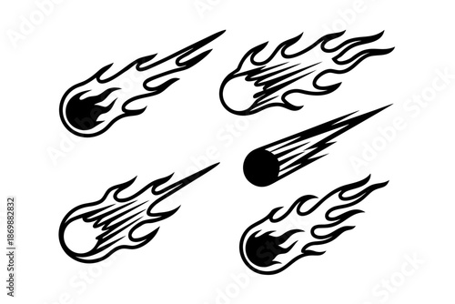 Hand print set featuring black and white hand prints arranged with colorful metal and plastic paper clips and office pins as a vector business tool illustration