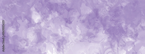 Atmospheric Abstract Watercolor Background with Cloudy Paint Flow and Soft Transitions