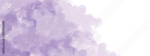 Calm and Dreamy Watercolor Wash Background with Smooth Abstract Paint Transitions