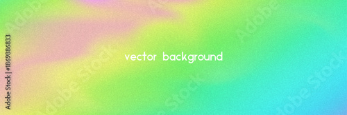 Noise Gradient Background. Abstract Grainy Bg In Pink, Purple And Blue Colors. Iridescent Hologram. Pearlescent Holographic Texture With Rainbow Foil. Aesthetic Paint Wave With Plastic Flow