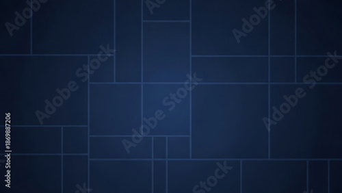 Dark Blue Geometric Grid Pattern with Subtle Gradient background