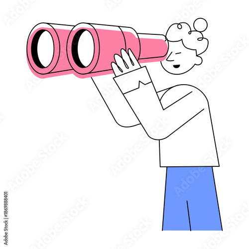 A doodle style illustration showing forecasting