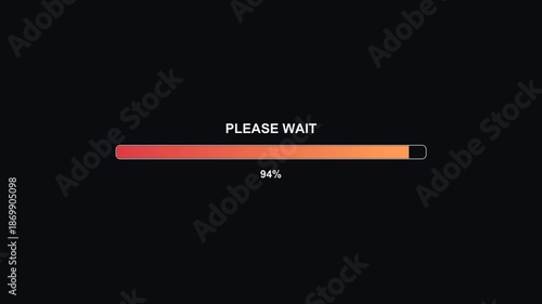 Wallpaper Mural Loading bar animation showing progress for video cutting process during video editing tasks Torontodigital.ca