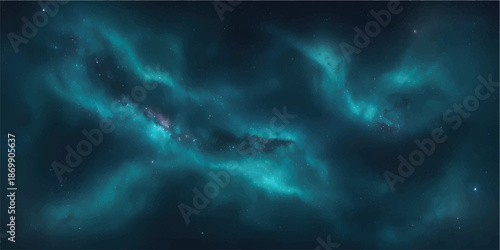 A dark and stormy x-ray image of a human chest reveals a texture of lightning clouds and smoke swirling like blue waves in a night sea of nature