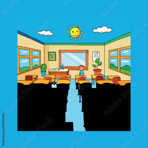 Capturing serenity exploring an empty japanesestyle classroom