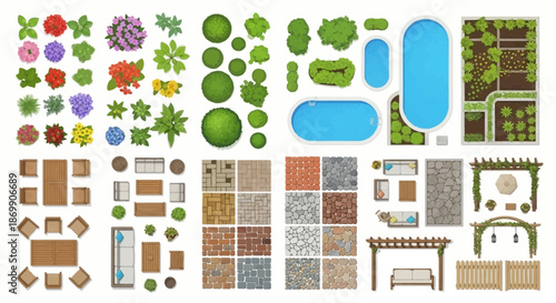 Garden design elements