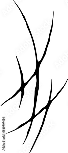 Modern tribal motif with geometric forms and symbolic elements, abstract decorative pattern. tatuaje tribal original