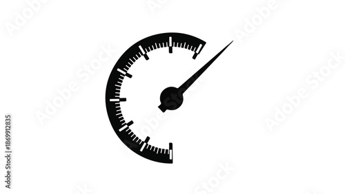 clock on white background