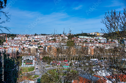 Cityscape view of Leiria Portugal