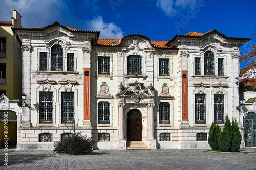 Historic former bank building in Leiria Portugal