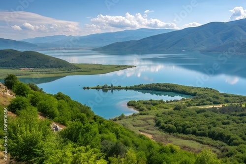 Albania mountains lakes nature landscape tourism travel destination Europe vacation adventure scenic outdoor promotion marketing concept poster journey